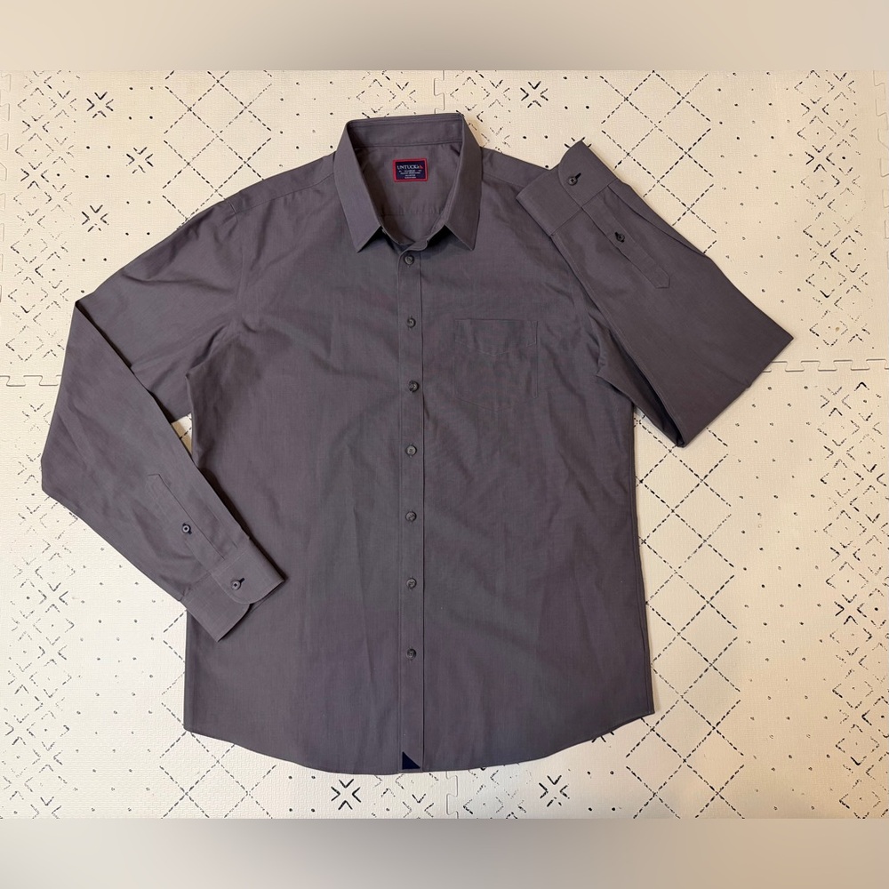 UNTiCKit Wrinkle-Free Sangiovese Shirt tall slim XL - Picture 3 of 9